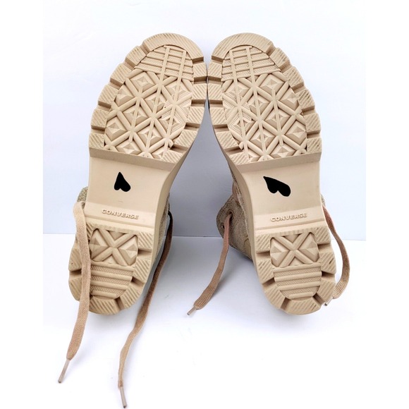 Converse Ctas Lugged Hi Boot Suede Nomad Khaki Sneakers - Size‎ 8 - Picture 8 of 9